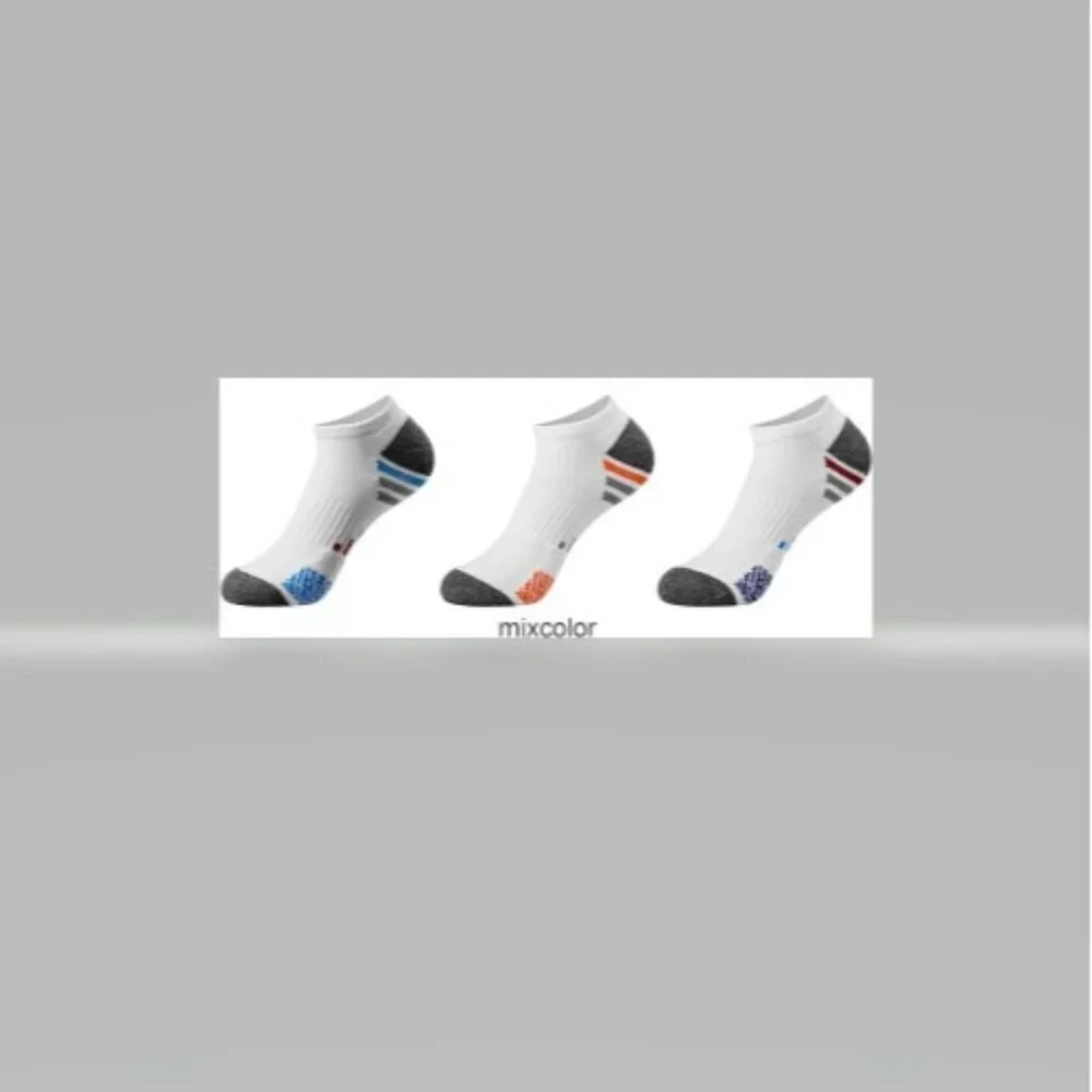 Ecoey Toddler Boys Medium 11-4 No Show Cushioned Athletic Running‎ Socks 12 Pack